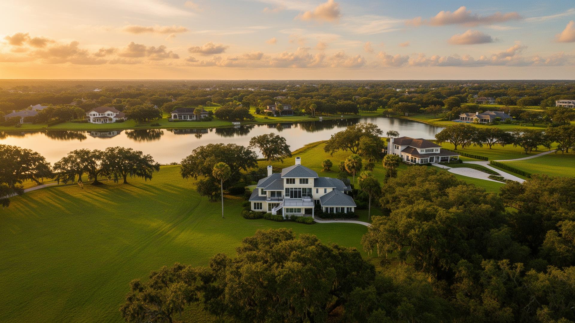 Aerial view of Auburndale